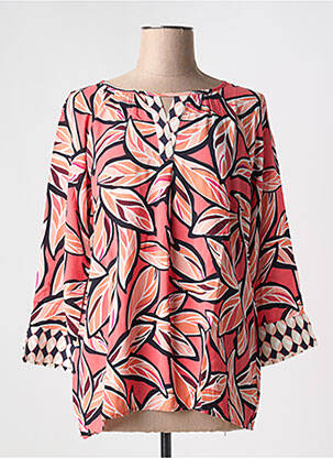 Blouse imprimé fleurs manches 3/4 rose BETTY BARCLAY femme