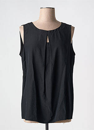 Top coupe fluide sans manche noir BETTY BARCLAY femme