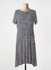 Robe mi-longue bleu MARBLE pour femme seconde vue