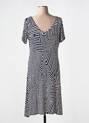 Robe mi-longue bleu MARBLE pour femme seconde vue