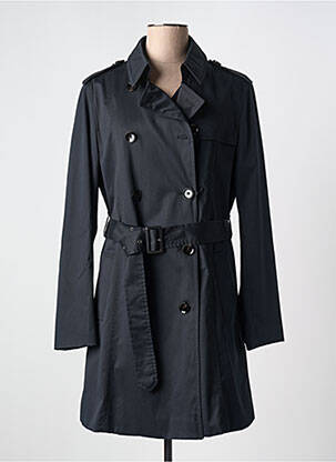 Trench noir BRUNO SAINT HILAIRE pour femme