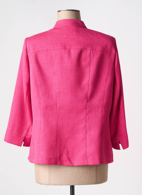 Veste chic tissage crêpe rose SOMMERMANN femme