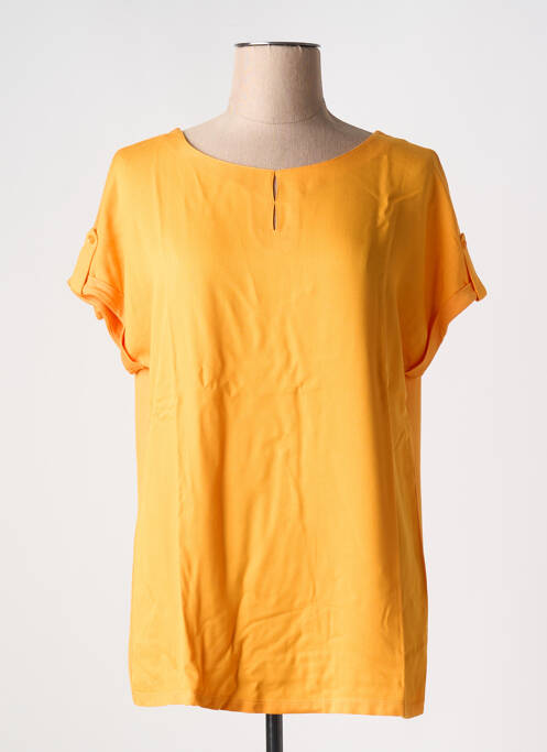 T-shirt coupe cintrée manches courtes jaune BETTY BARCLAY femme