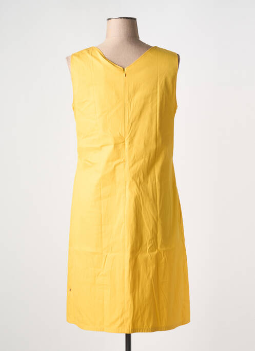 Robe mi-longue jaune VERA MONT pour femme