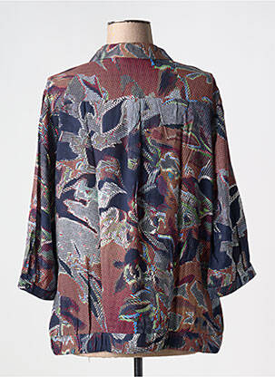 Blouse imprimé fantaisie manches 3/4 bleu BETTY BARCLAY femme