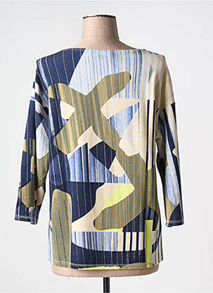 Pull coupe cintrée manches 3/4 bleu BETTY BARCLAY femme