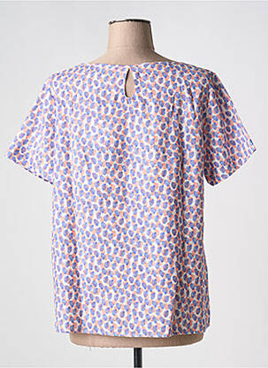 T-shirt imprimé fantaisie manches courtes bleu ARMOR LUX femme