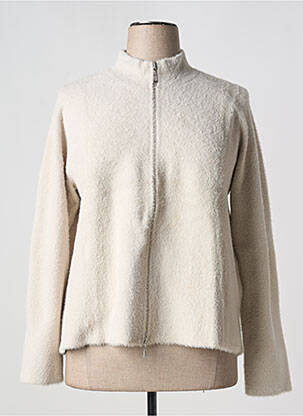 Gilet manches longues stretch beige BETTY BARCLAY femme