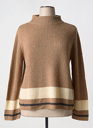 Pull coupe cintrée manches longues marron BETTY BARCLAY femme