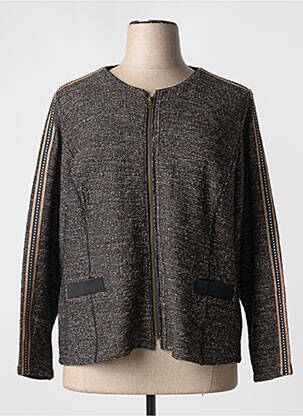 Veste casual col rond noir BETTY BARCLAY femme