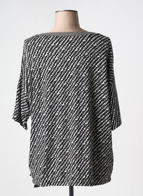 T-shirt noir FRANK WALDER femme