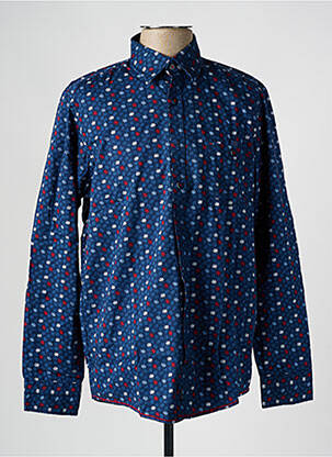 Chemise manches longues imprimé fantaisie bleu CASAMODA homme