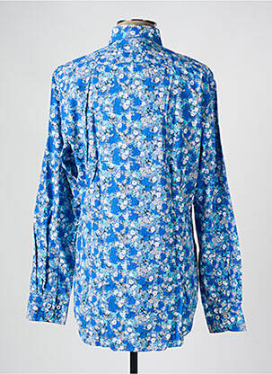 Chemise manches longues imprimé fleurs bleu PIERRE CARDIN homme