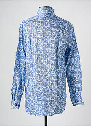 Chemise manches longues coupe cintrée bleu OLYMP homme