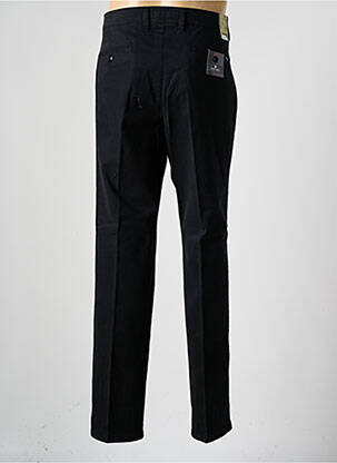 Pantalon chino tissage popeline taille normale noir PIONIER homme
