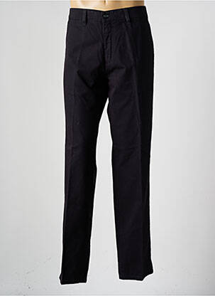 Pantalon chino tissage popeline taille normale noir PIONIER homme