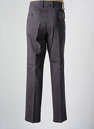Pantalon chino tissage popeline taille normale gris PIONIER homme