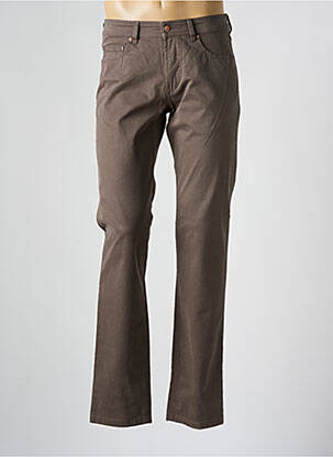 Jeans coupe slim poches taille normale marron DIGEL homme