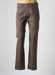 Jeans coupe slim poches taille normale marron DIGEL homme