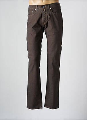 Jeans coupe slim marron PIERRE CARDIN pour homme
