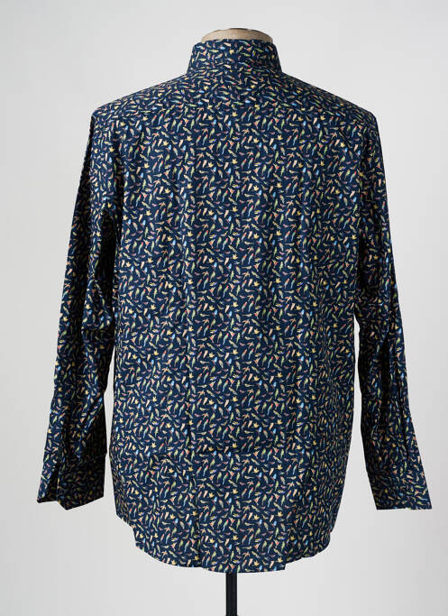 Chemise manches longues imprimé fantaisie bleu VENTI homme