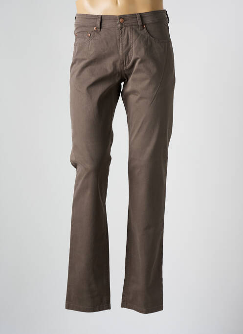 Jeans coupe slim marron DIGEL pour homme