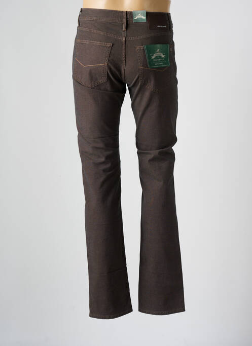 Jeans coupe slim marron PIERRE CARDIN pour homme