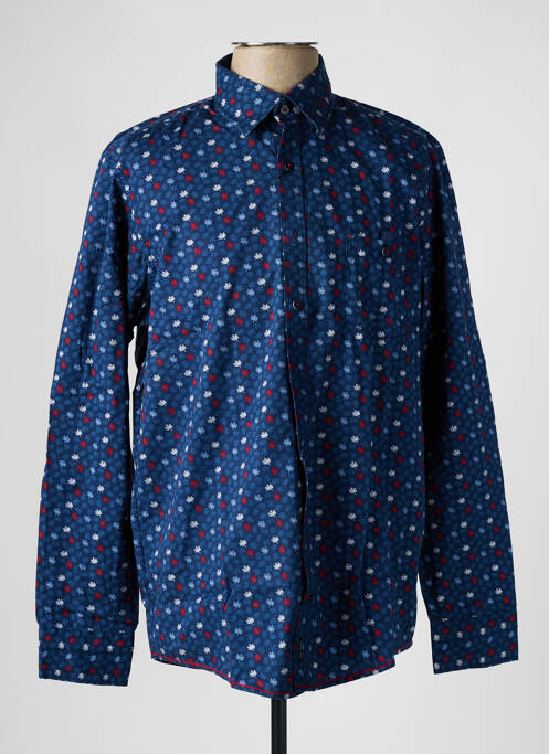 Chemise manches longues bleu CASAMODA pour homme