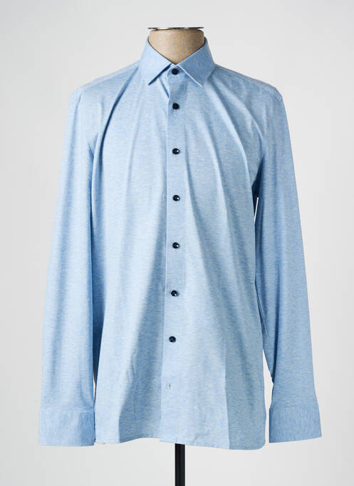 Chemise manches longues bleu OLYMP pour homme