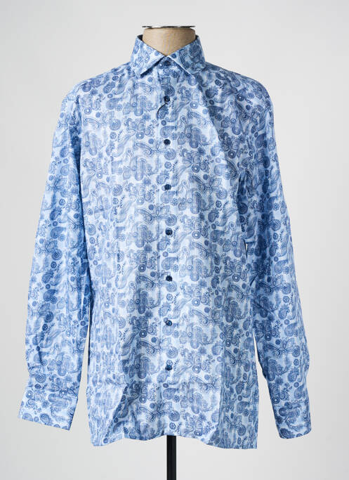 Chemise manches longues bleu OLYMP pour homme