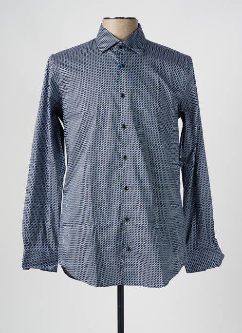 Chemise manches longues bleu PIERRE CARDIN pour homme