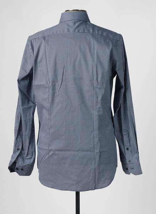 Chemise manches longues bleu PIERRE CARDIN pour homme