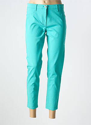 Jeans coupe slim stretch taille normale vert BETTY BARCLAY femme