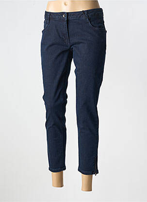 Jeans coupe slim tissage brut taille normale bleu BETTY BARCLAY femme