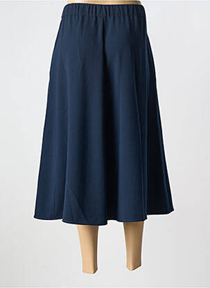 Jupe mi-longue coupe évasée bleu BETTY BARCLAY femme