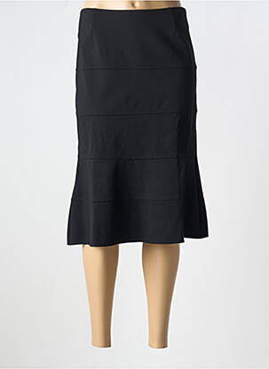 Jupe mi-longue taille à pinces noir BETTY BARCLAY femme