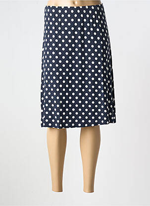Jupe mi-longue coupe évasée bleu BETTY BARCLAY femme