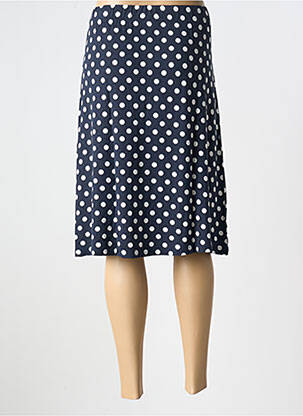 Jupe mi-longue stretch bleu BETTY BARCLAY femme