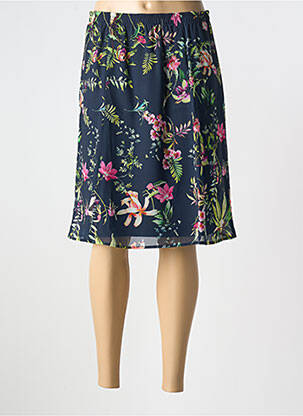 Jupe mi-longue taille normale bleu BARBARA LEBEK femme