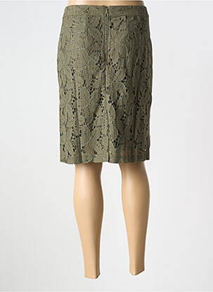Jupe mi-longue taille haute vert BETTY BARCLAY femme