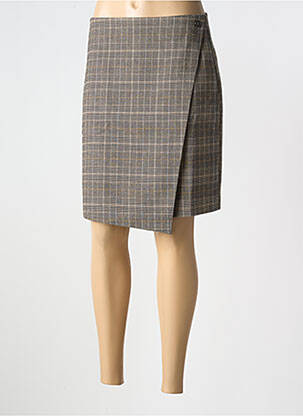 Jupe courte coupe droite gris S.OLIVER femme