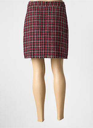 Jupe courte tissage tweed rouge S.OLIVER femme