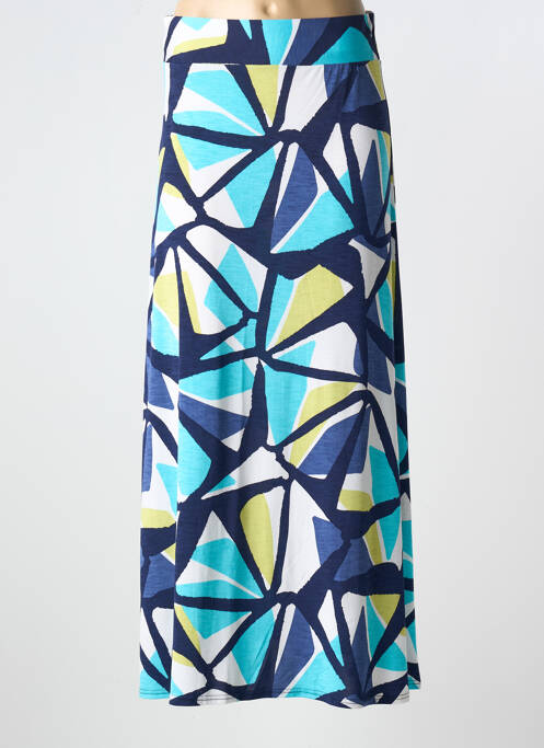 Jupe longue bleu MARBLE pour femme