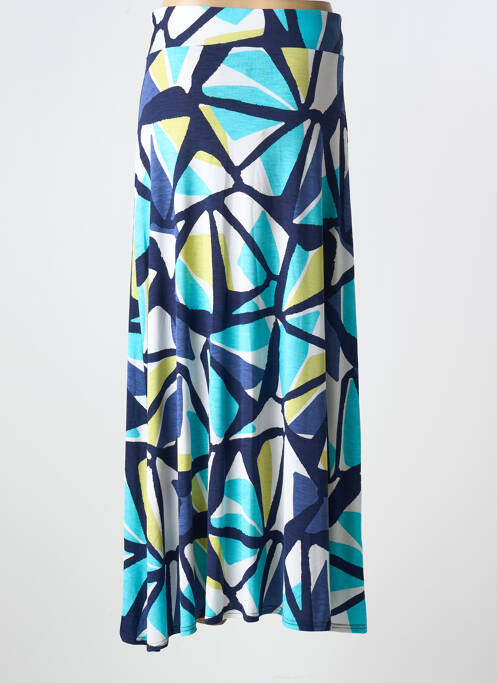 Jupe longue bleu MARBLE femme