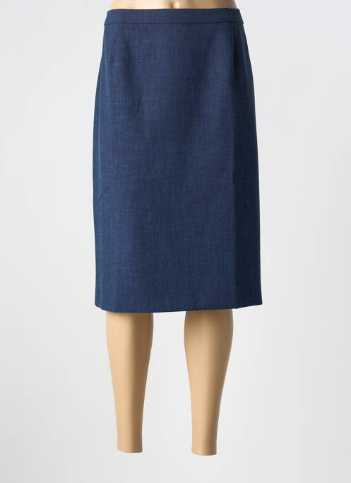 Jupe mi-longue bleu KARTING pour femme