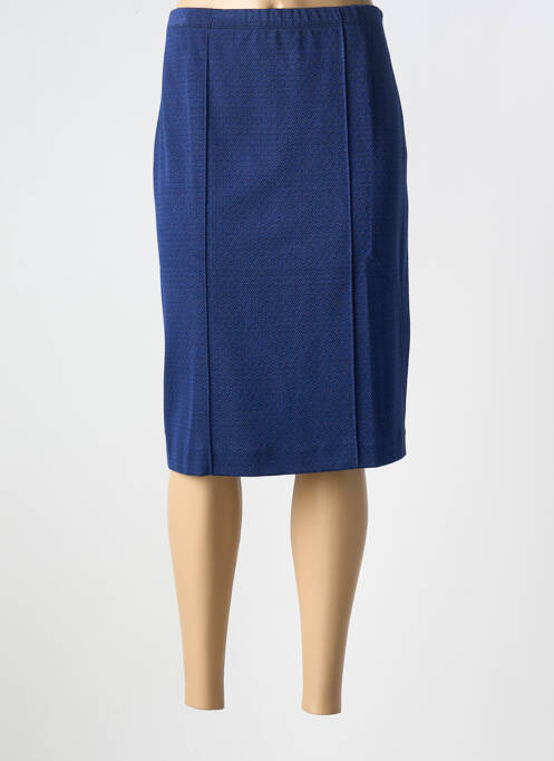 Jupe mi-longue bleu WEINBERG pour femme