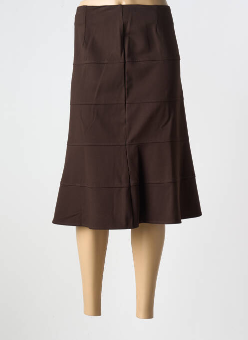 Jupe mi-longue marron BETTY BARCLAY pour femme