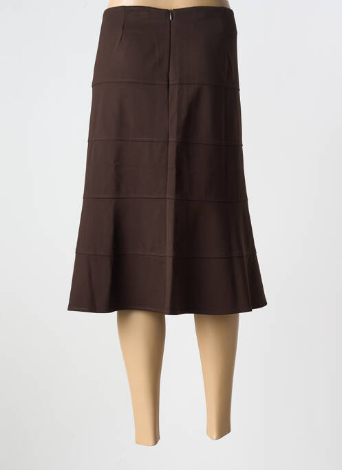 Jupe mi-longue marron BETTY BARCLAY pour femme