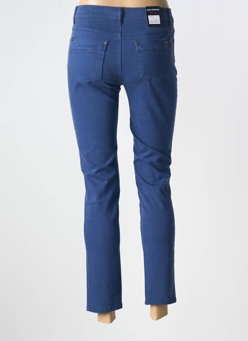 Pantalon 7/8 bleu ANNA MONTANA femme