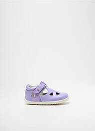 Sandales/nu pieds bout rond bout rond violet BOBUX fille
